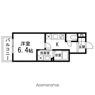 CRISTALLINⅠ【205号室】の間取り