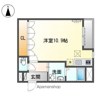 ブルーム【1階】の間取り