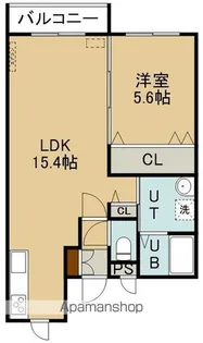 K&N ORIGIN(ケーアンドエヌオリジン)【203号室】の間取り