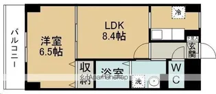 ベルメゾン宮の丘【703号室】の間取り