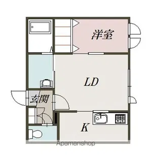 ガーデンクリスタル春光台Ⅱ【1階】の間取り