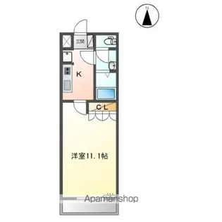 エヴァー グリーン(EVER GREEN)【2階】の間取り
