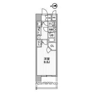 LaDouceur志賀本通Ⅱ【11階】の間取り