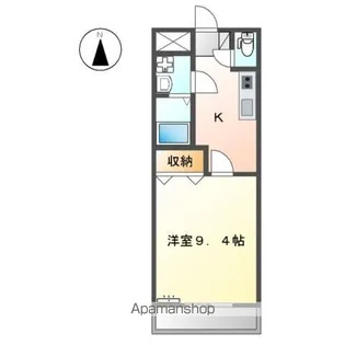 セブンタウン品野【2階】の間取り