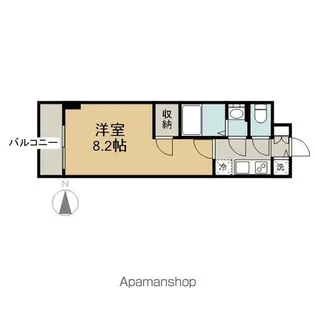 エスリード栄クロスシティ【7階】の間取り