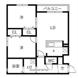 仮)TERRACE SOEN【2階】の間取り