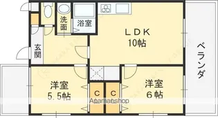 シャンベルミツモ【3階】の間取り
