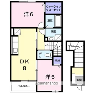 ラフォーレⅡ【2階】の間取り
