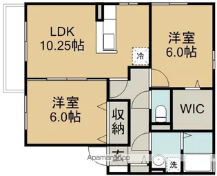 ルミエール(神明町)【1階】の間取り