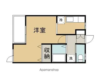 トムテ1号館【205号室】の間取り