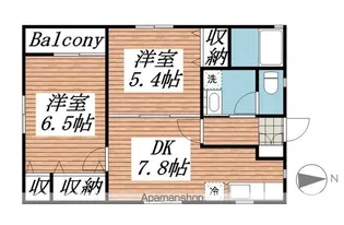 ミルキーウェイ【1階】の間取り