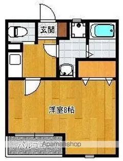 クレフラスト吉塚【103号室】の間取り