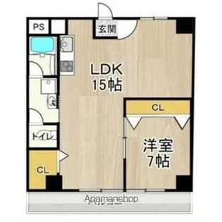 アルカディアイン【805号室】の間取り