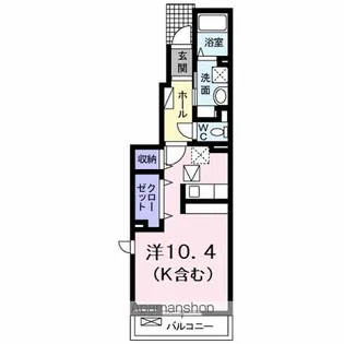 アルバ カーサⅠ【1階】の間取り