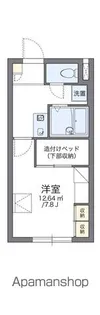 レオパレス越前谷【3階】の間取り