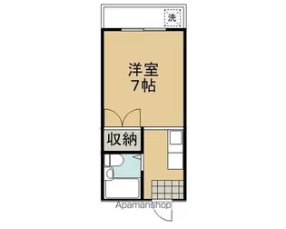 ガーデンクリス【3E号室】の間取り