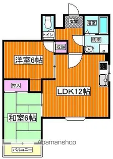 コーポ大東【3階】の間取り