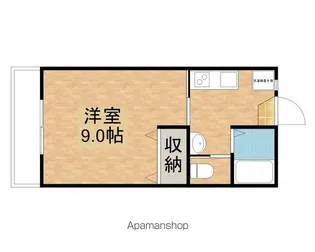 エクタスS【302号室】の間取り