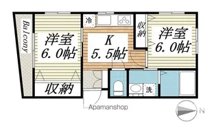 田島ビル【2階】の間取り