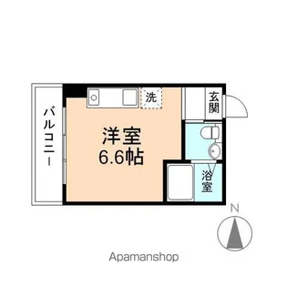 パークサイド白銀【307号室】の間取り