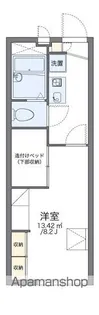レオパレスボヌール【206号室】の間取り