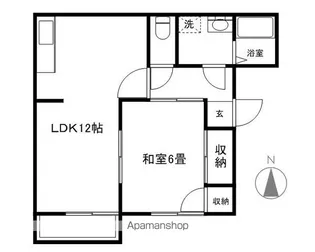 サンクレストB棟【1階】の間取り
