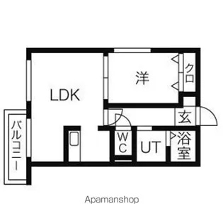 グランメゾン栄通【4階】の間取り