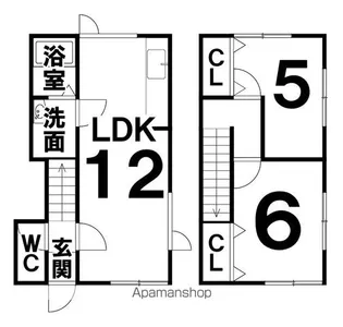 ハニーSAKUMAⅡ【103号室】の間取り