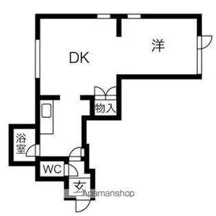 キラメック南郷【3階】の間取り