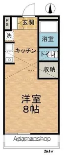 ロフトハウスこうの【204号室】の間取り