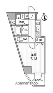 ALTERNA東池袋【4階】の間取り