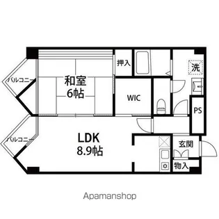 VIP仙台二日町【702号室】の間取り