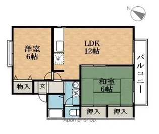 グランシャリオ【202号室】の間取り