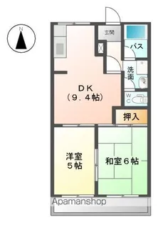 アーバンハイムサカイA棟【2階】の間取り