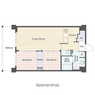 ART RESIDENCE IN OOTAKA−NO−MORI【4階】の間取り