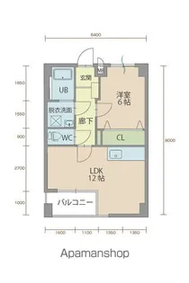 ウィステリア櫻小路【3階】の間取り