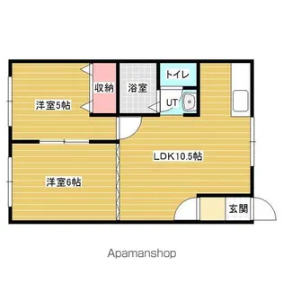 ドミール三笠【2階】の間取り