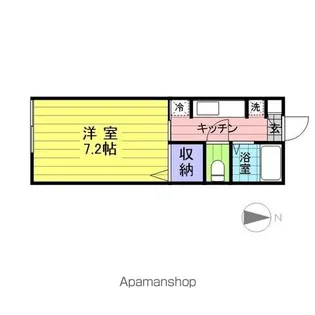 SフラッツⅡ【103号室】の間取り