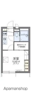 レオパレスシュークル 大和桜井【1階】の間取り