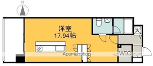 ライフメント平和大通り【11階】の間取り