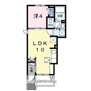 エクセランⅦ【1階】の間取り