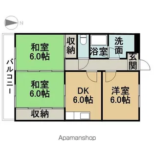 紫雲荘ビル【1階】の間取り