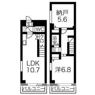 ジュネス上飯田【4階】の間取り