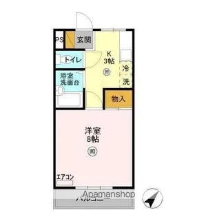 アーバンヒルズかしまⅠ【3階】の間取り