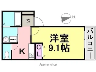 フジパレス立花駅南?番館【1階】の間取り