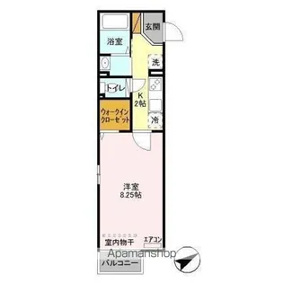 MONARIE AKI【2階】の間取り