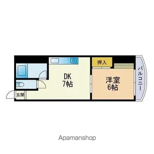 第2アベニュー【3階】の間取り