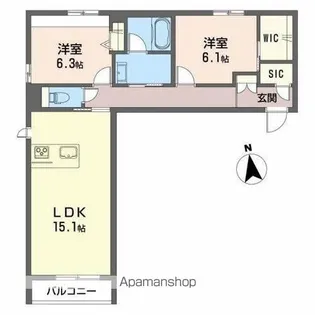 ブリリアンテ【2階】の間取り