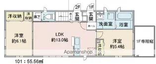 東京都国分寺市新町1丁目【アパート】の間取り