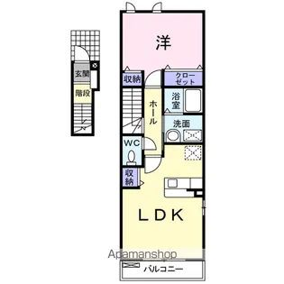 モダン・エディフィスⅡ【2階】の間取り